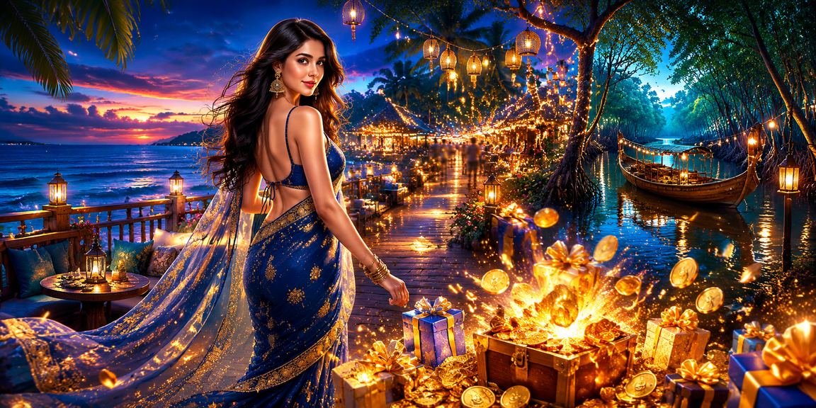 সুন্দরবনের কাছে সমুদ্র সৈকতে বিনোদন ক্যাসিনোর আনন্দময় পরিবেশ